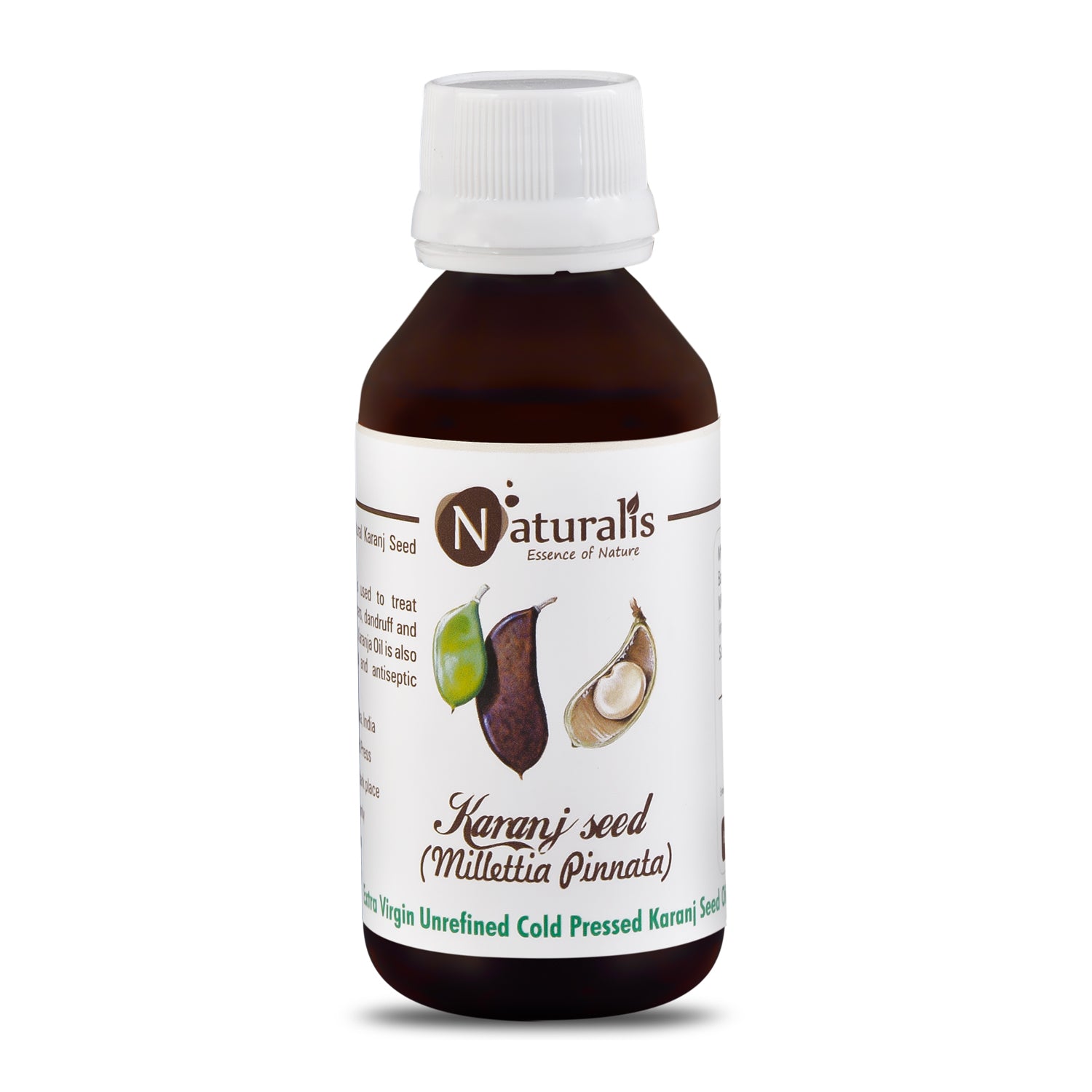 Naturalis Karanj Oil For Skin & Hair – Extra Virgin, Unrefined, Cold Pressed - Naturalis