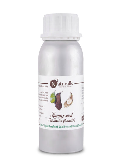 Naturalis Karanj Oil For Skin & Hair – Extra Virgin, Unrefined, Cold Pressed - Naturalis