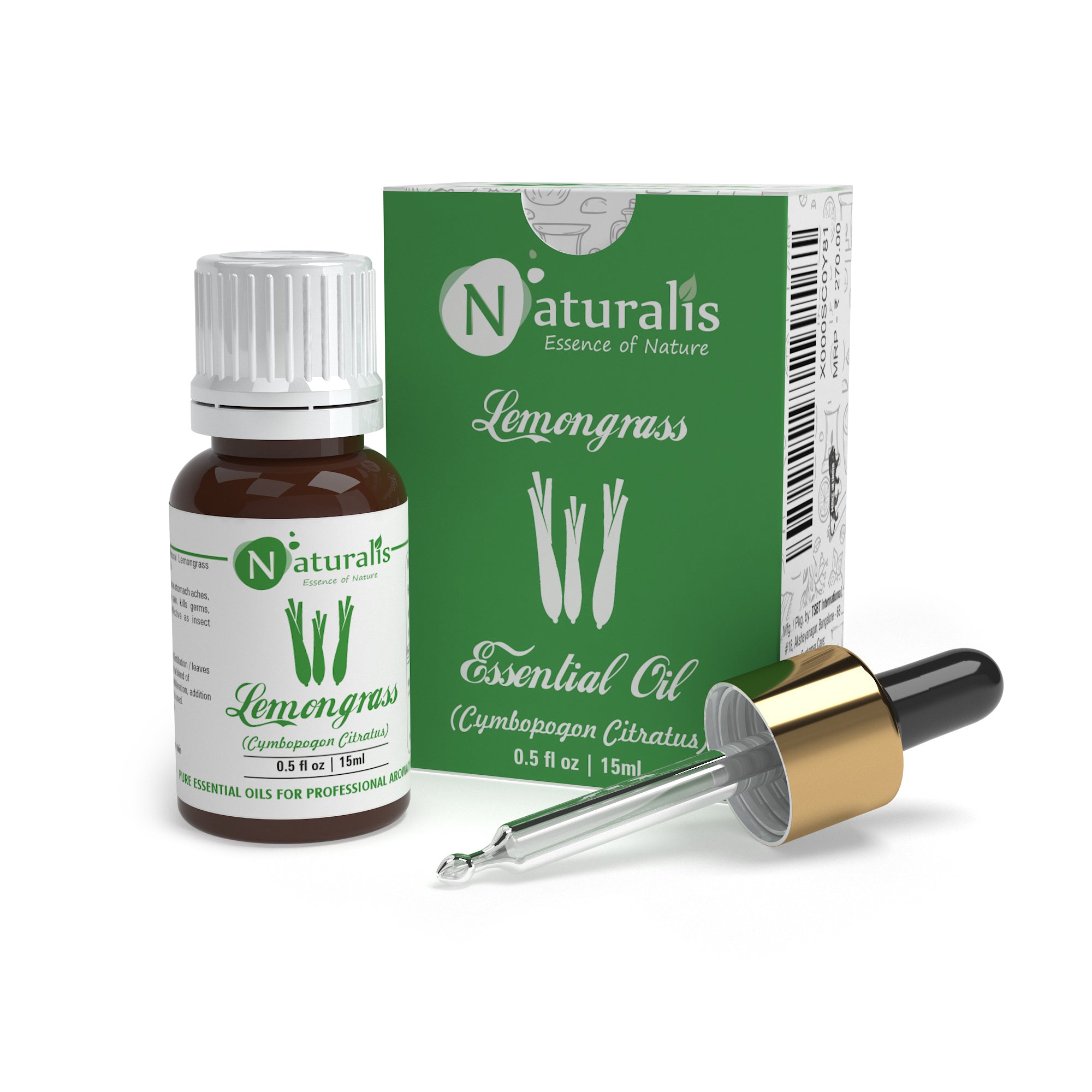 Lemongrass Essential Oil by Naturalis - Pure & Natural - Naturalis