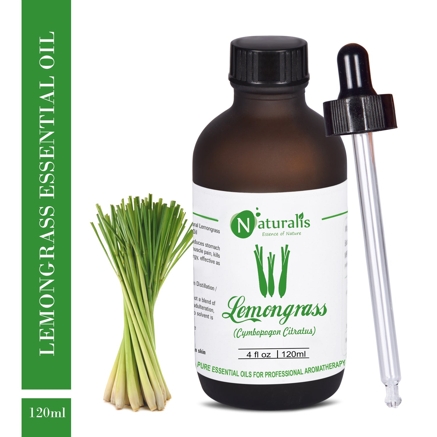 Lemongrass Essential Oil by Naturalis - Pure & Natural - Naturalis