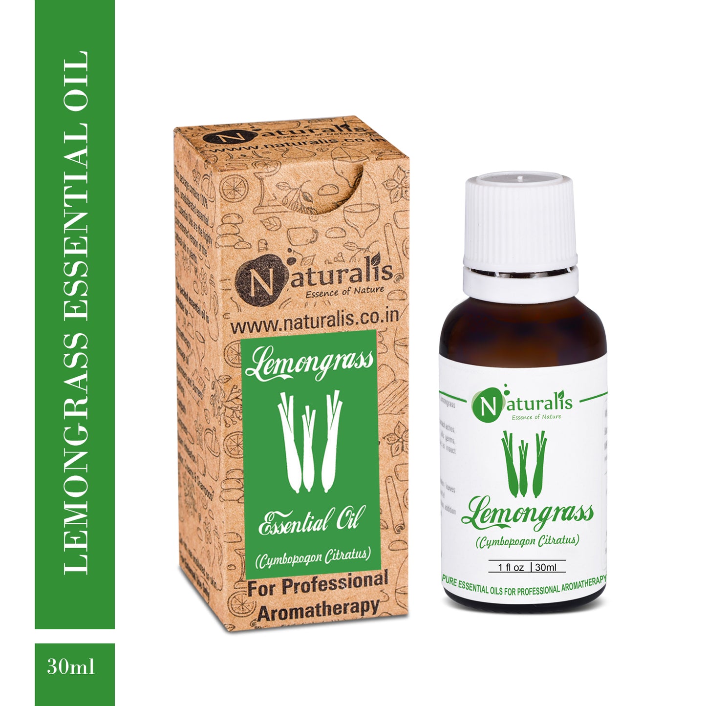 Lemongrass Essential Oil by Naturalis - Pure & Natural - Naturalis