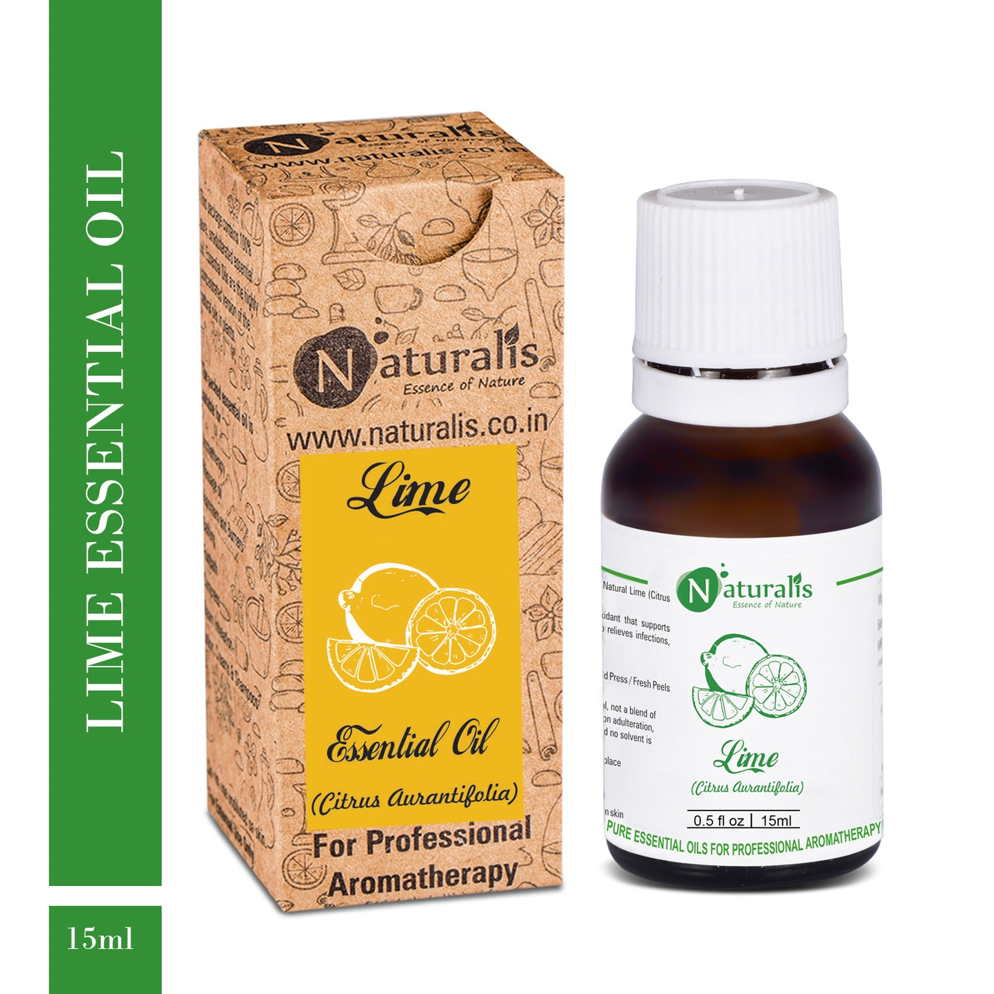 Lime Essential Oil by Naturalis - Pure & Natural - Naturalis