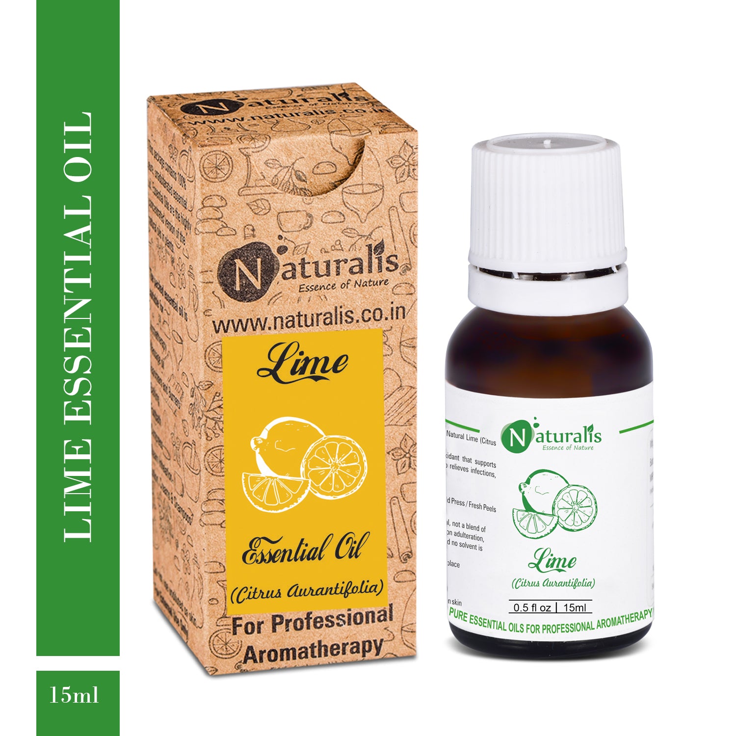 Lime Essential Oil by Naturalis - Pure & Natural - Naturalis