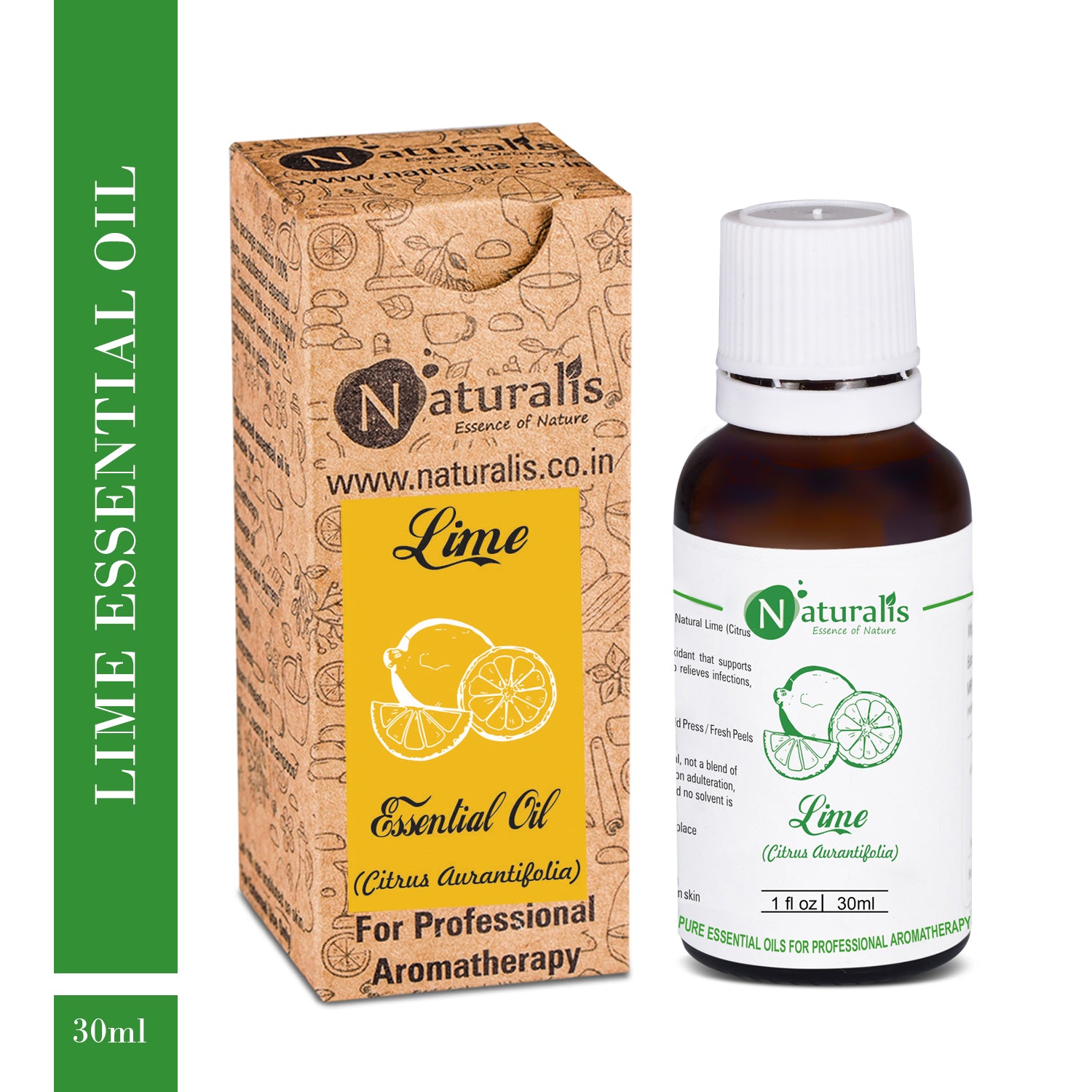 Lime Essential Oil by Naturalis - Pure & Natural - Naturalis