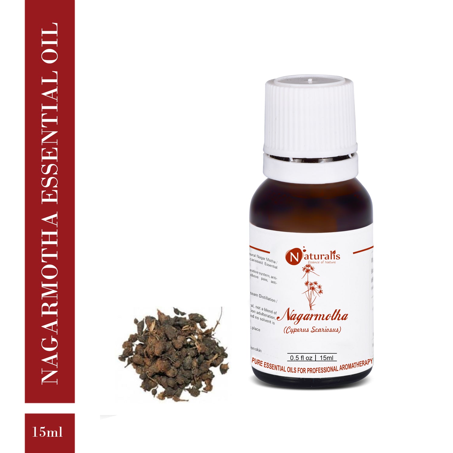 Nagarmotha Essential Oil by Naturalis - Pure & Natural - Naturalis
