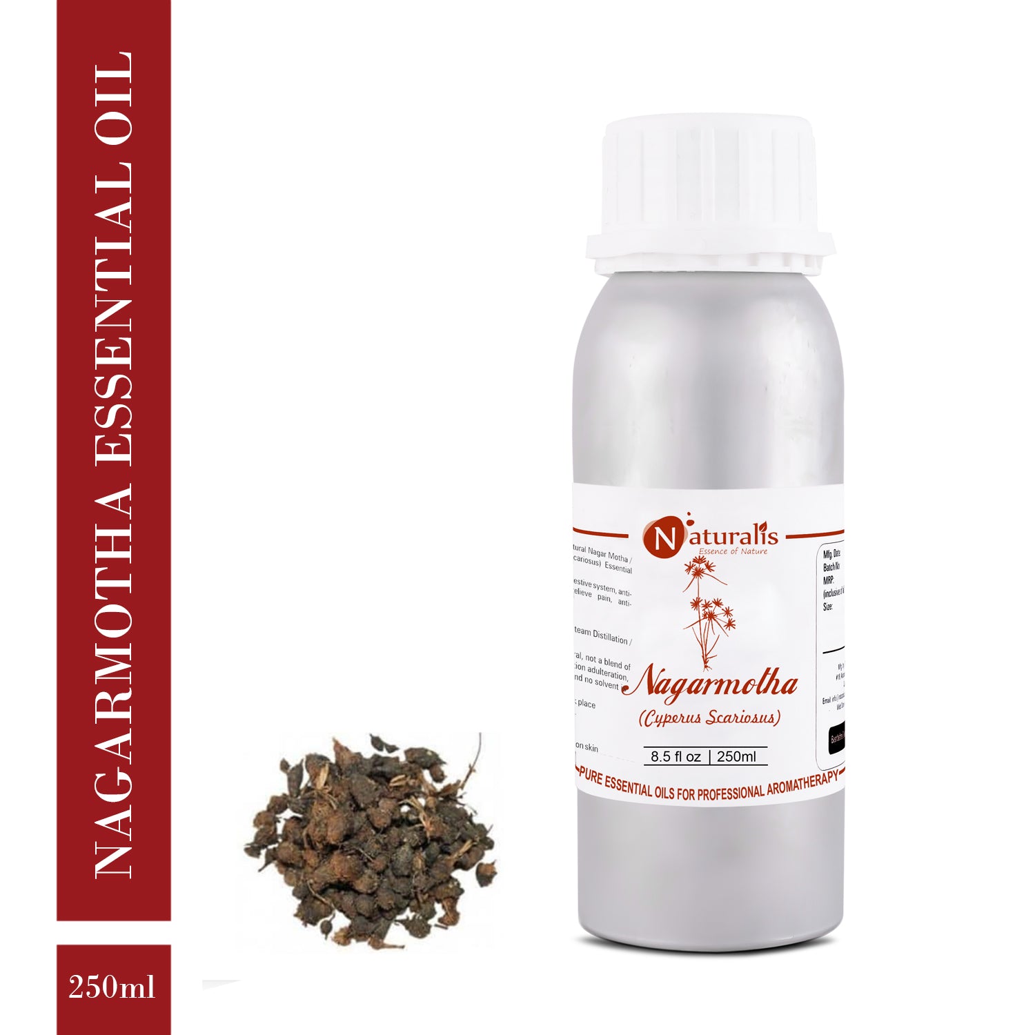 Nagarmotha Essential Oil by Naturalis - Pure & Natural - Naturalis