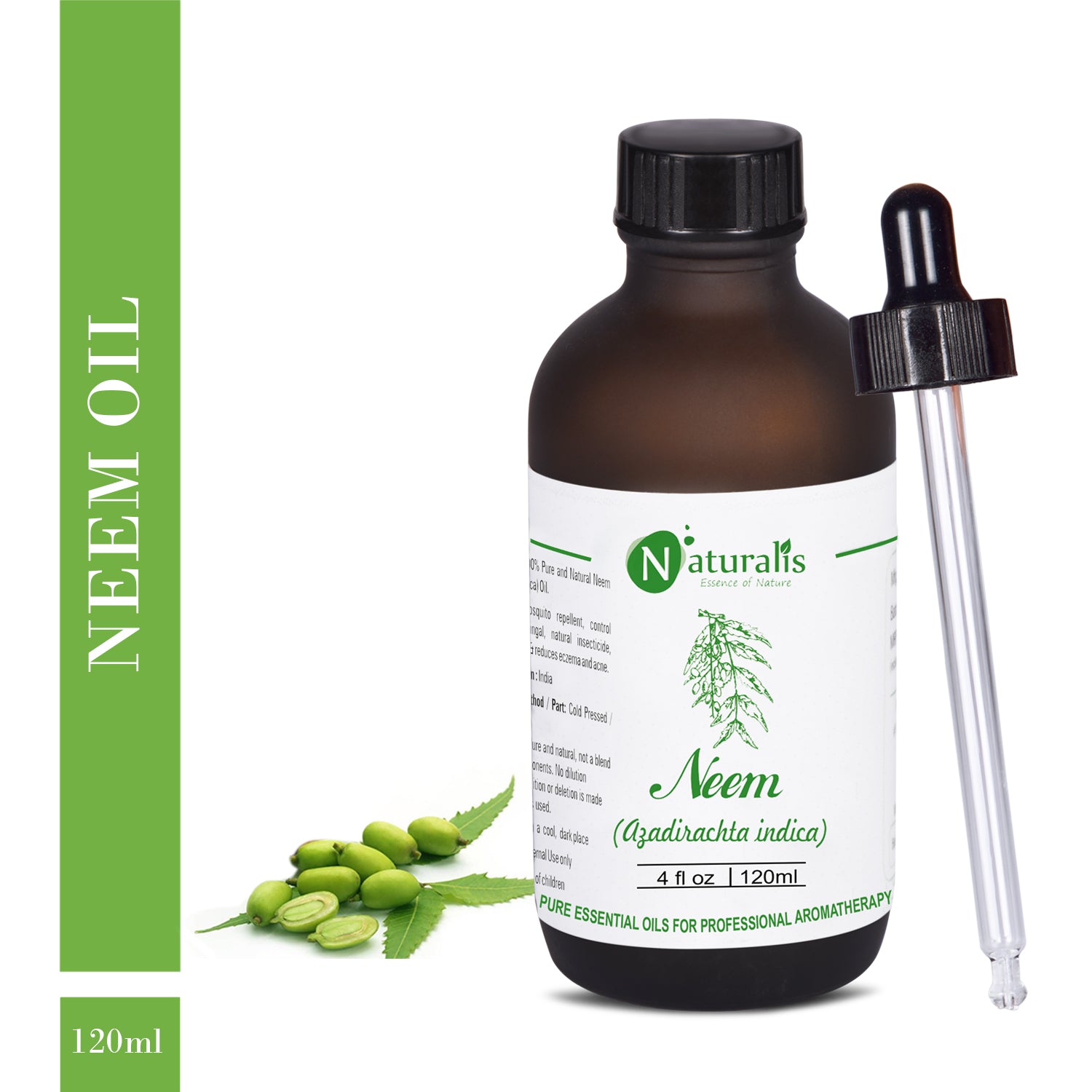 Coldpress Raw Neem Oil by Naturalis - Pure & Natural - Naturalis