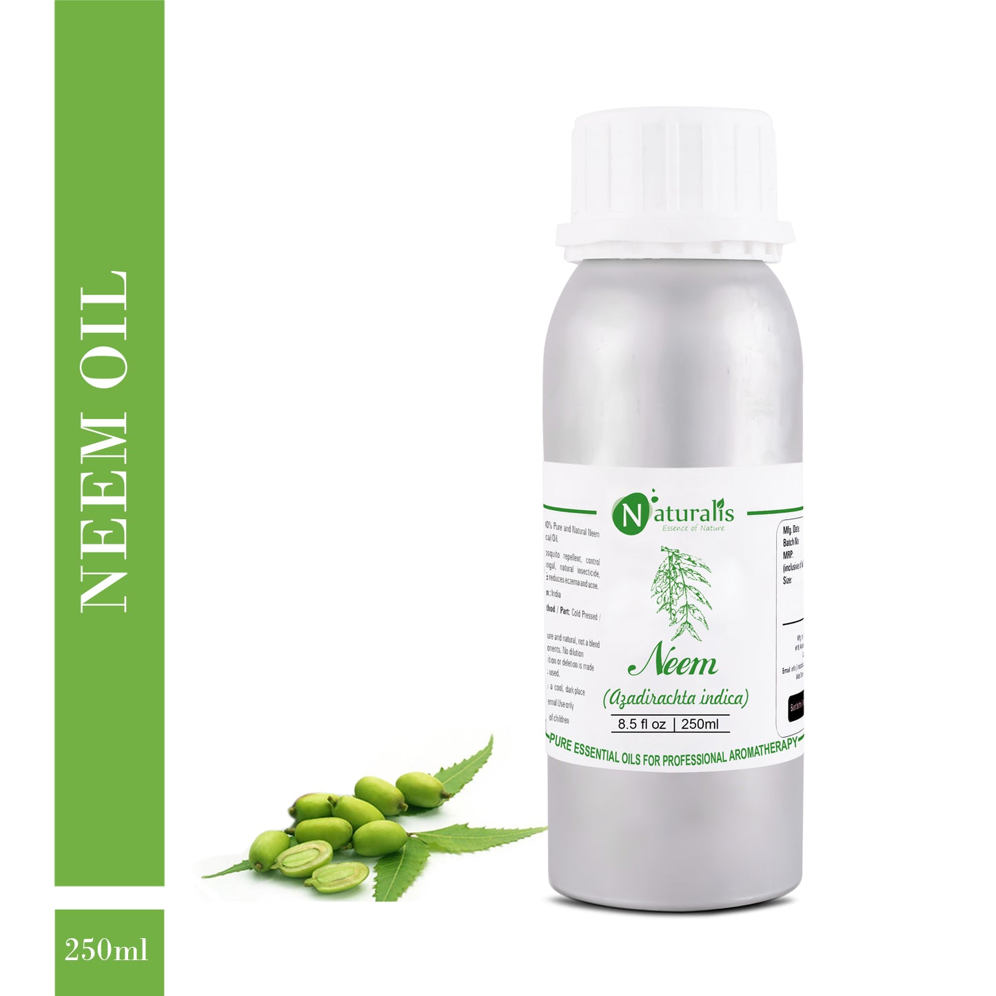 Coldpress Raw Neem Oil by Naturalis - Pure & Natural - Naturalis