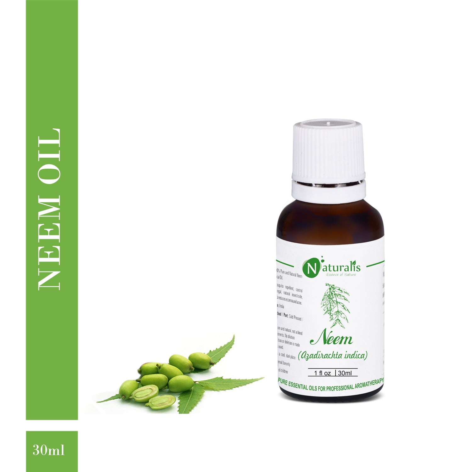 Coldpress Raw Neem Oil by Naturalis - Pure & Natural - Naturalis