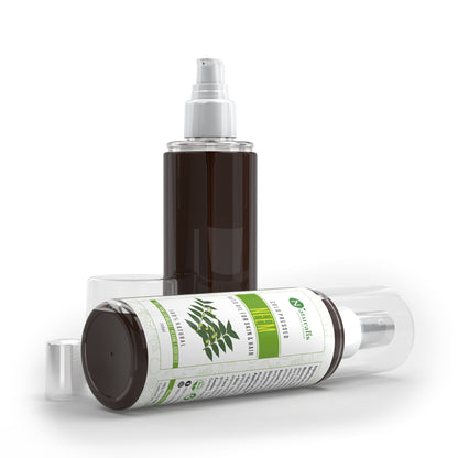 Cold Pressed Neem Carrier Oil Antiseptic, Antifungal oil for Hair Growth, Dandruff and Itchy Scalp, 200ml - Naturalis