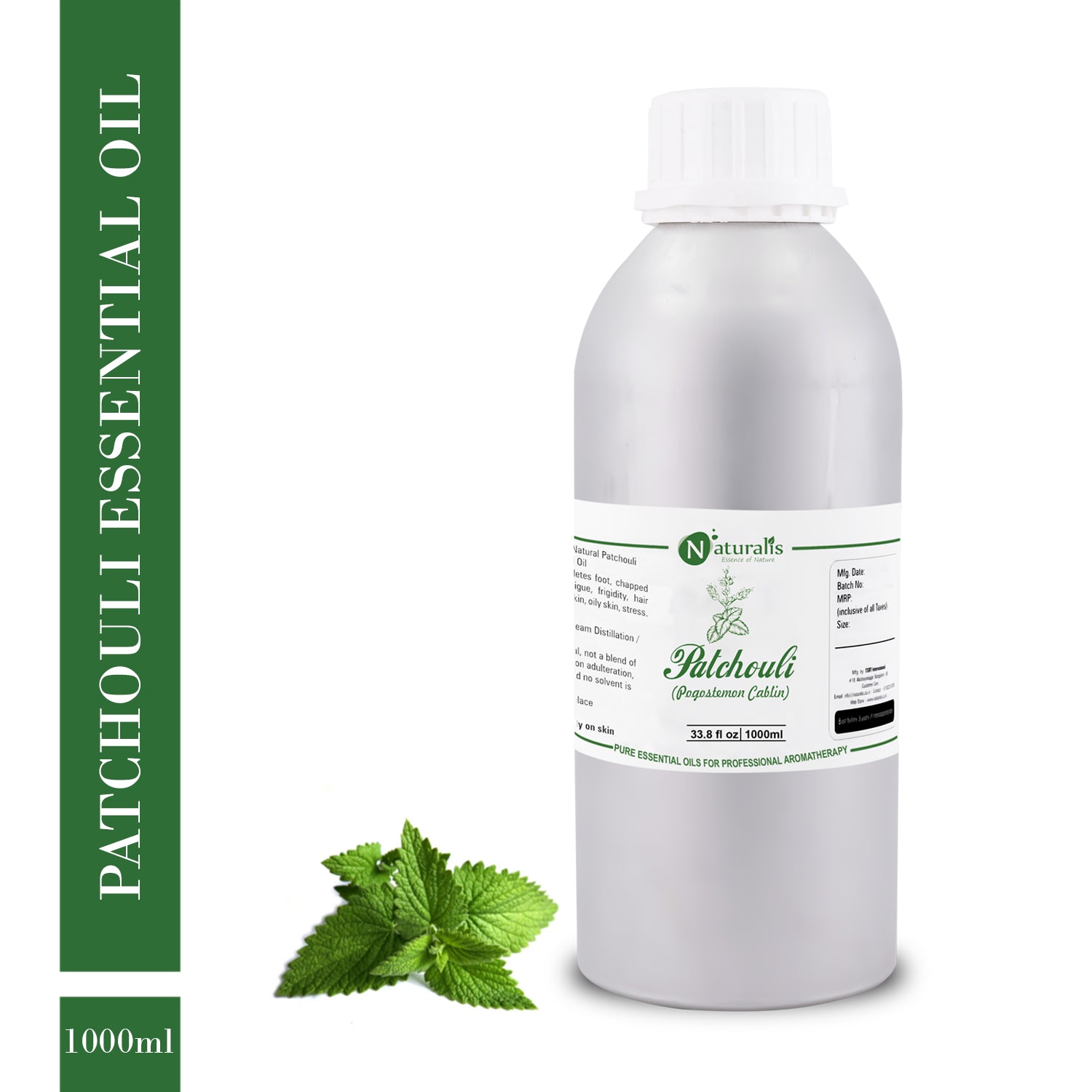Patchouli Essential Oil by Naturalis - Pure & Natural - Naturalis