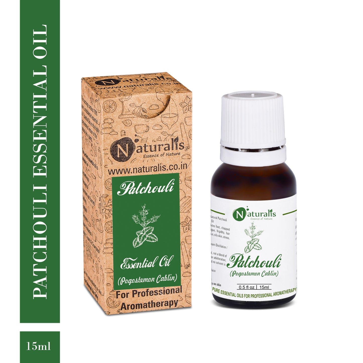 Patchouli Essential Oil by Naturalis - Pure & Natural - Naturalis