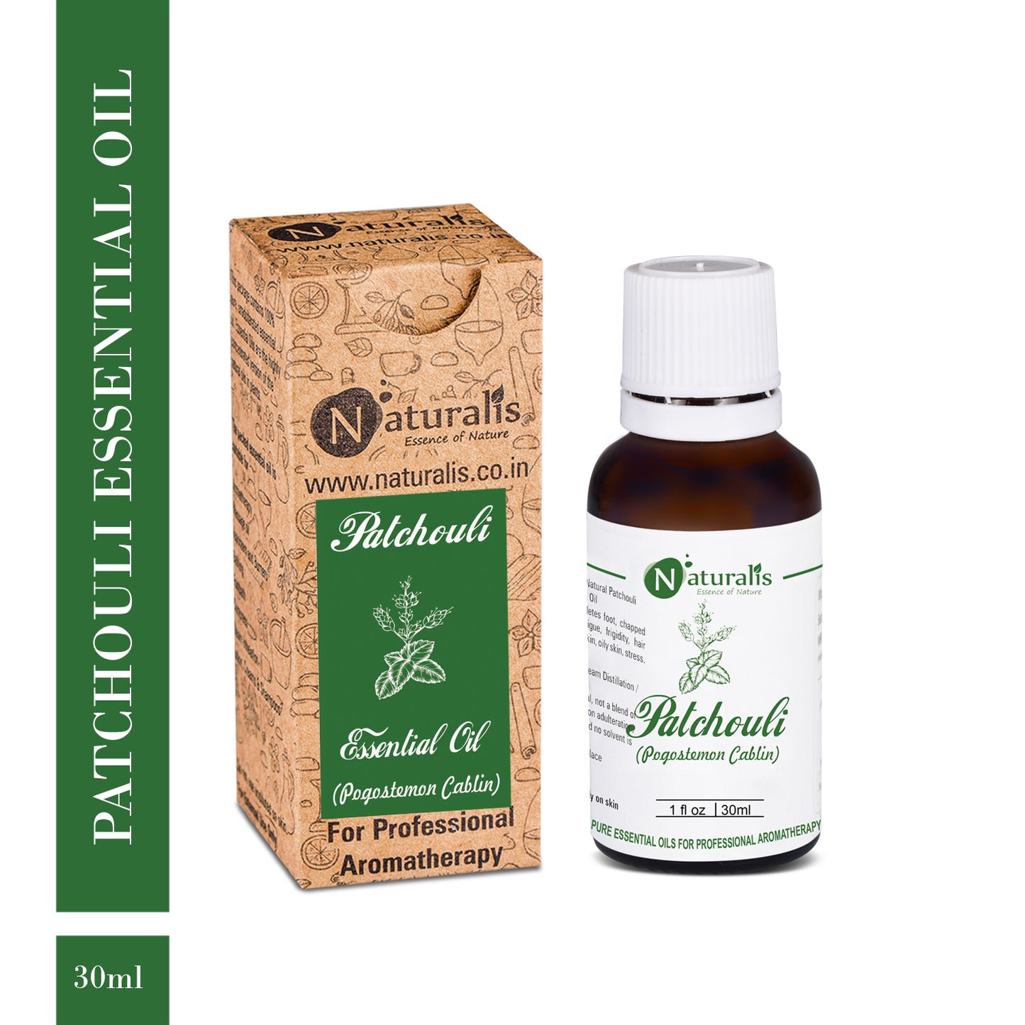 Patchouli Essential Oil by Naturalis - Pure & Natural - Naturalis