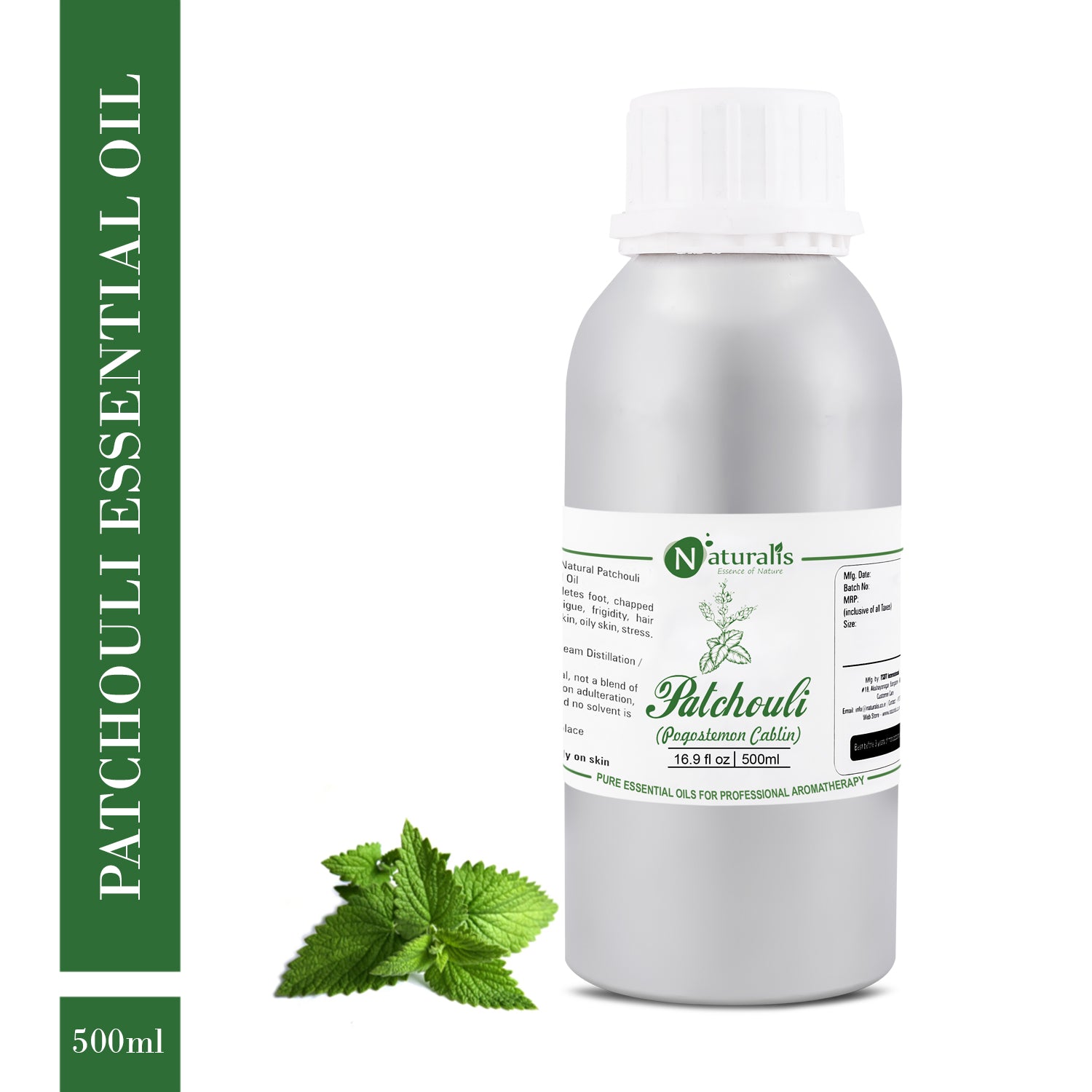 Patchouli Essential Oil by Naturalis - Pure & Natural - Naturalis