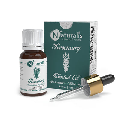 Naturalis Rosemary Essential Oil - 15 ml bottle