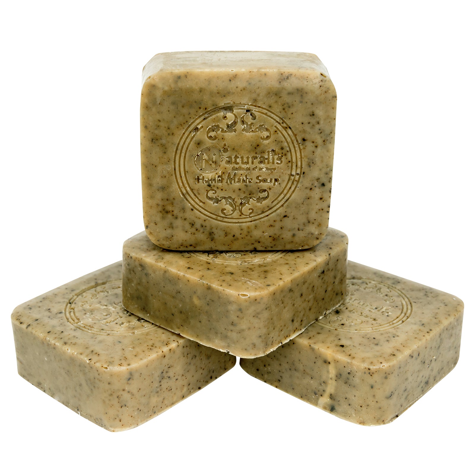 Hand-Milled Luxury Neem Solid Soap Bar, Made using century-old Cold Process Method - 100gms Pack of 4