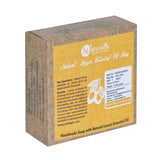 Handmade Soap with Natural Essential Oil Pack of Six - Tea Tree, Frankincense, Vetiver, Geranium, Lavender & Lemon - Naturalis