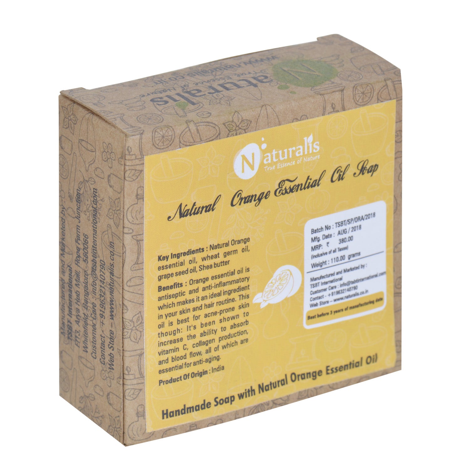 Handmade Soap with Natural Essential Oil Pack of Fifteen - Naturalis