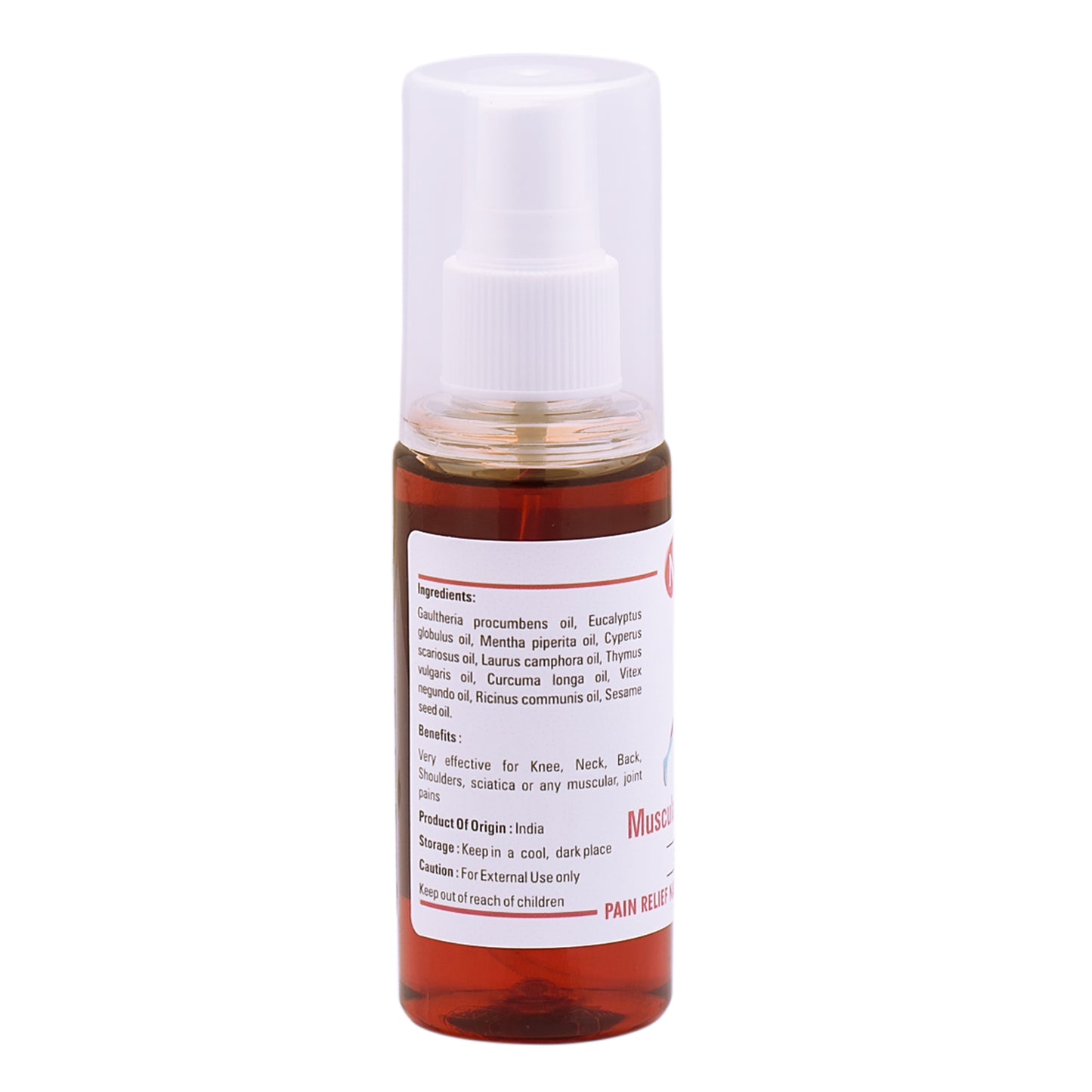Muscle and Joint Pain Relief Oil 100 Ml - Naturalis