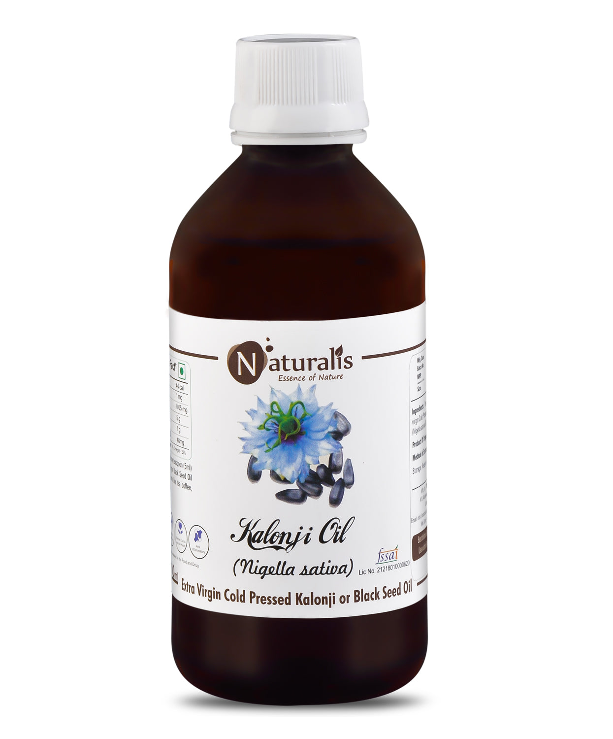 Naturalis Kalonji Oil / Black Seed Oil – Extra Virgin Cold Pressed - Naturalis