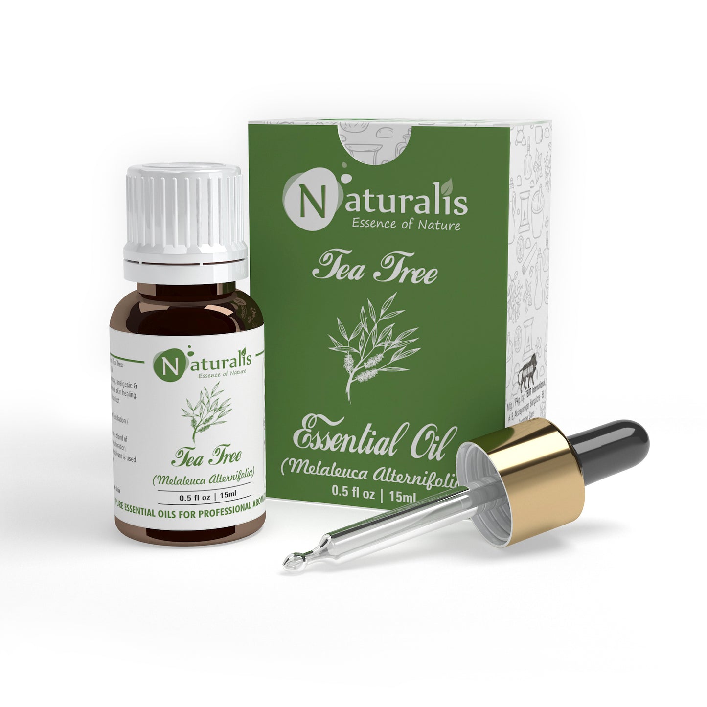 Tea Tree Essential Oil by Naturalis - Pure & Natural - Naturalis