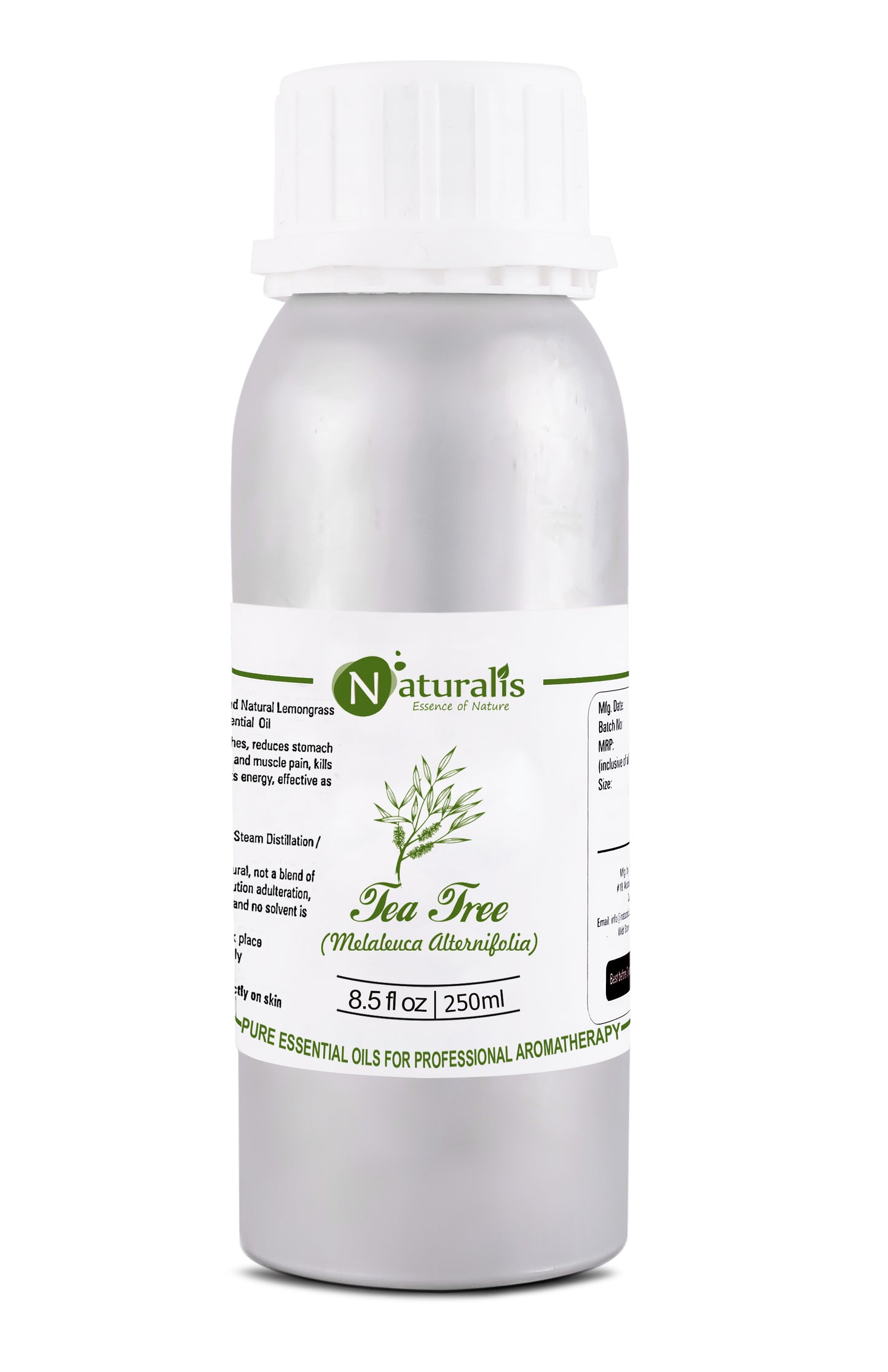 Tea Tree Essential Oil by Naturalis - Pure & Natural - Naturalis