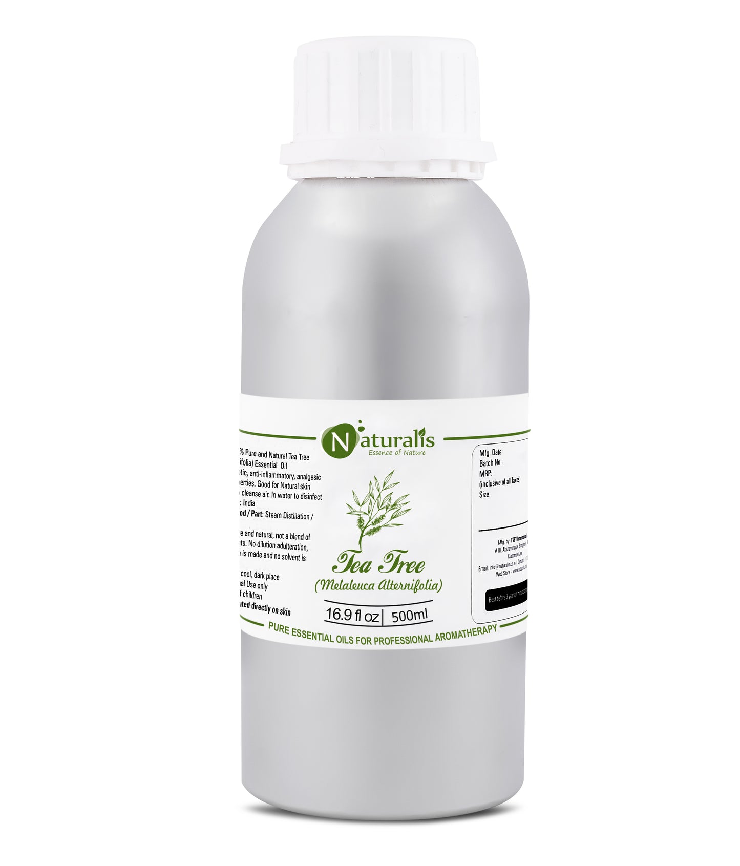Tea Tree Essential Oil by Naturalis - Pure & Natural - Naturalis