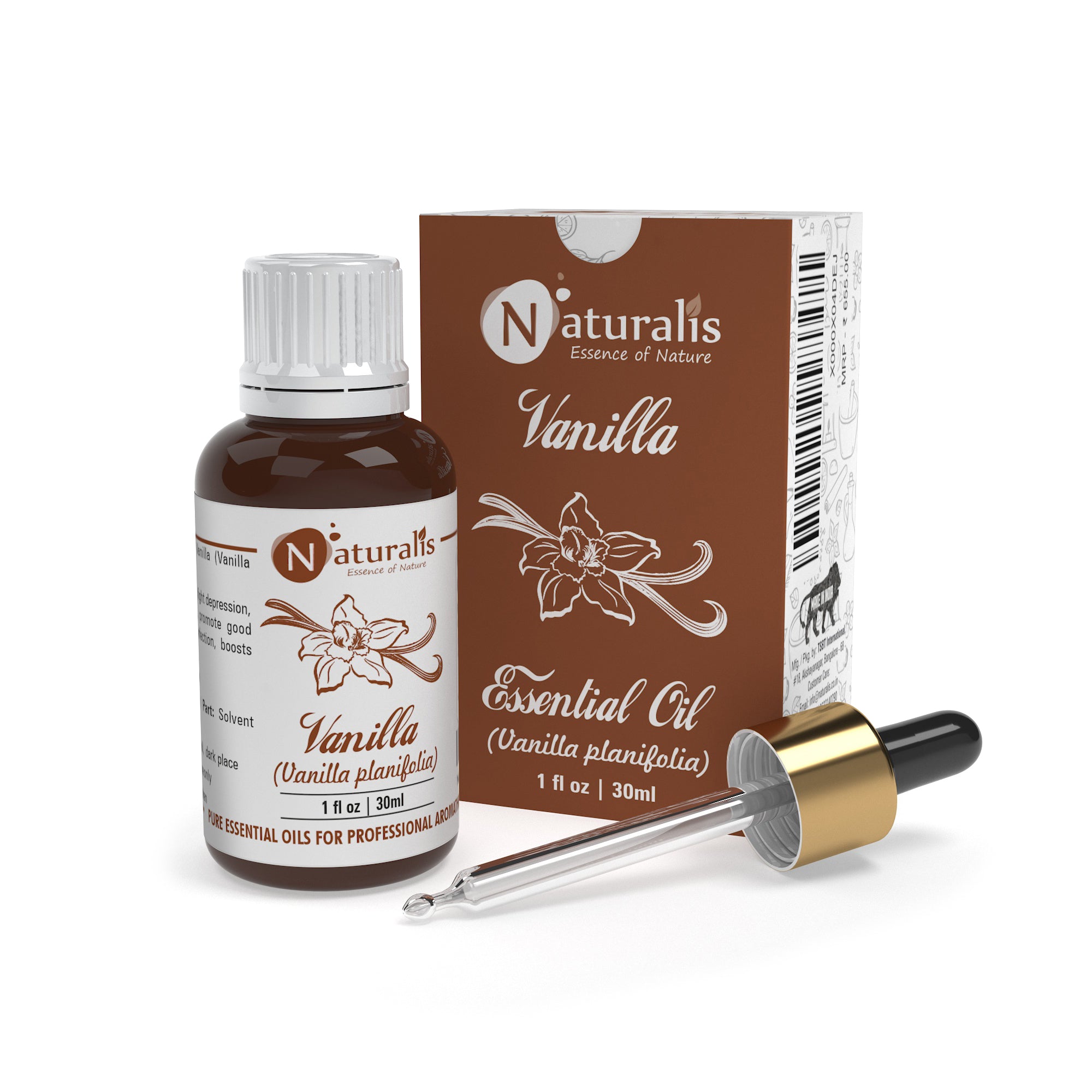 Vanilla Oil by Naturalis - Pure & Natural - Naturalis