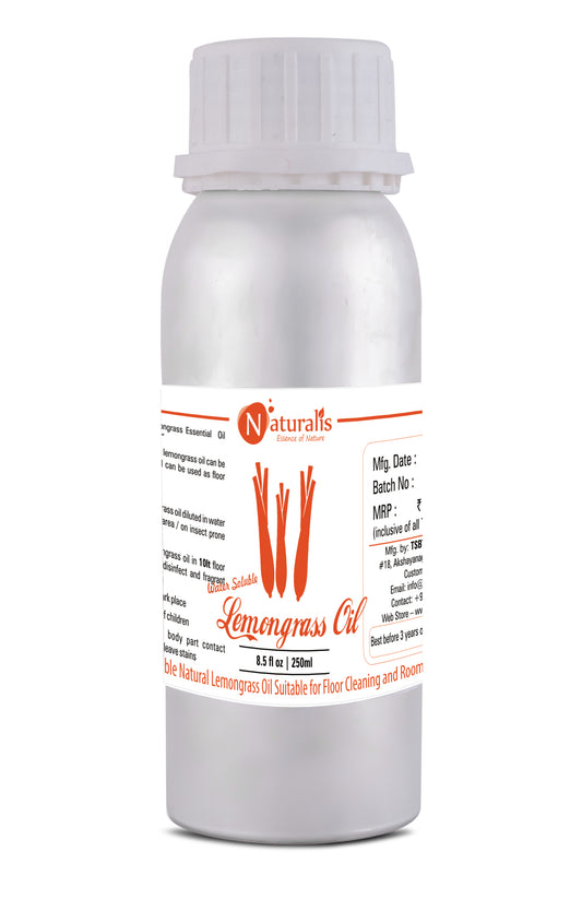 Naturalis Water Soluble Natural Lemongrass Oil Suitable for Floor Cleaning and Room Spray - Naturalis