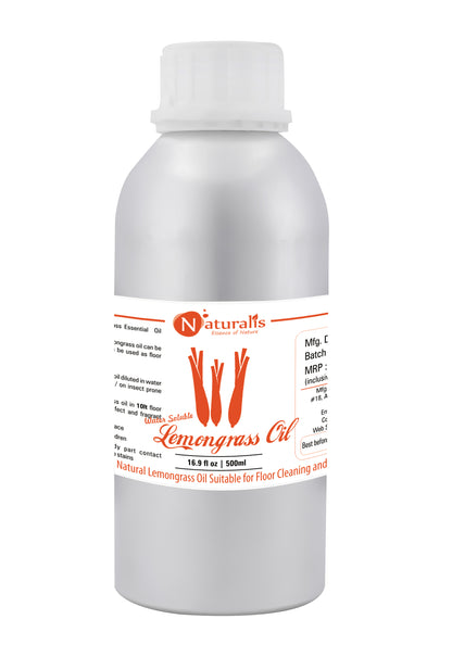 Naturalis Water Soluble Natural Lemongrass Oil Suitable for Floor Cleaning and Room Spray - Naturalis