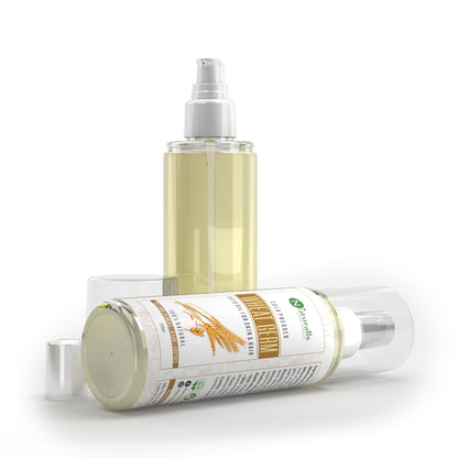 Cold Pressed Wheat Germ Carrier Oil for Skin & Hair Care, 200ml - Naturalis