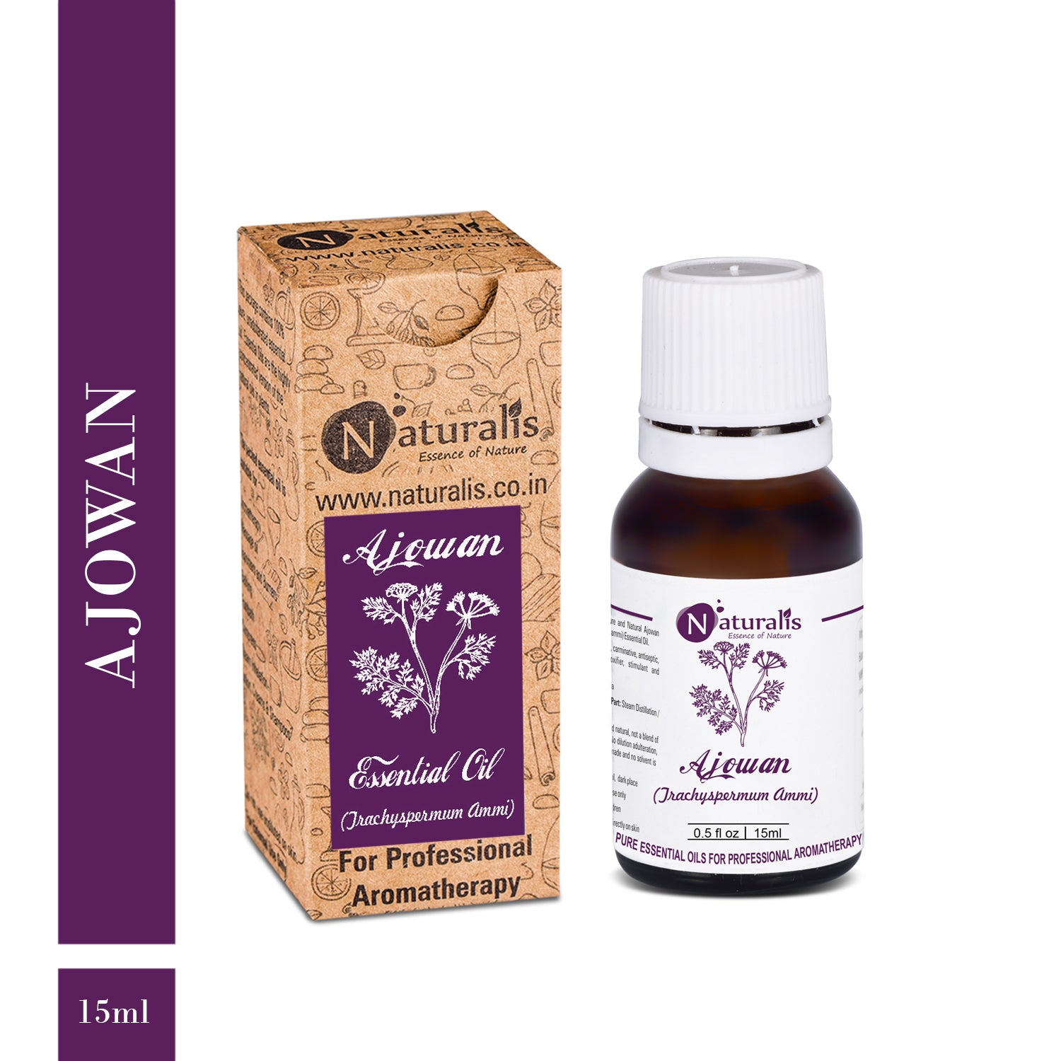 Naturalis Ajwain / Ajowan Essential Oil - Naturalis