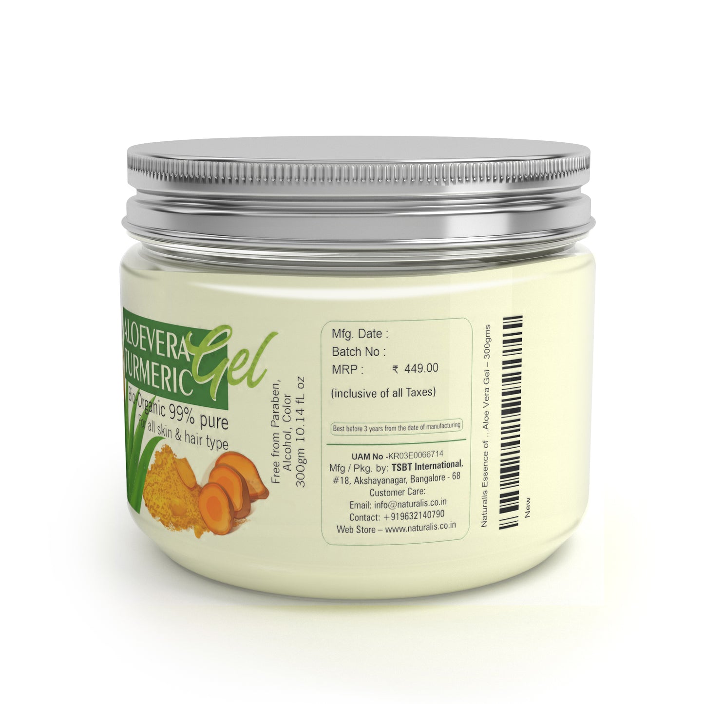 Aloe Vera Gel with Turmeric Extracts