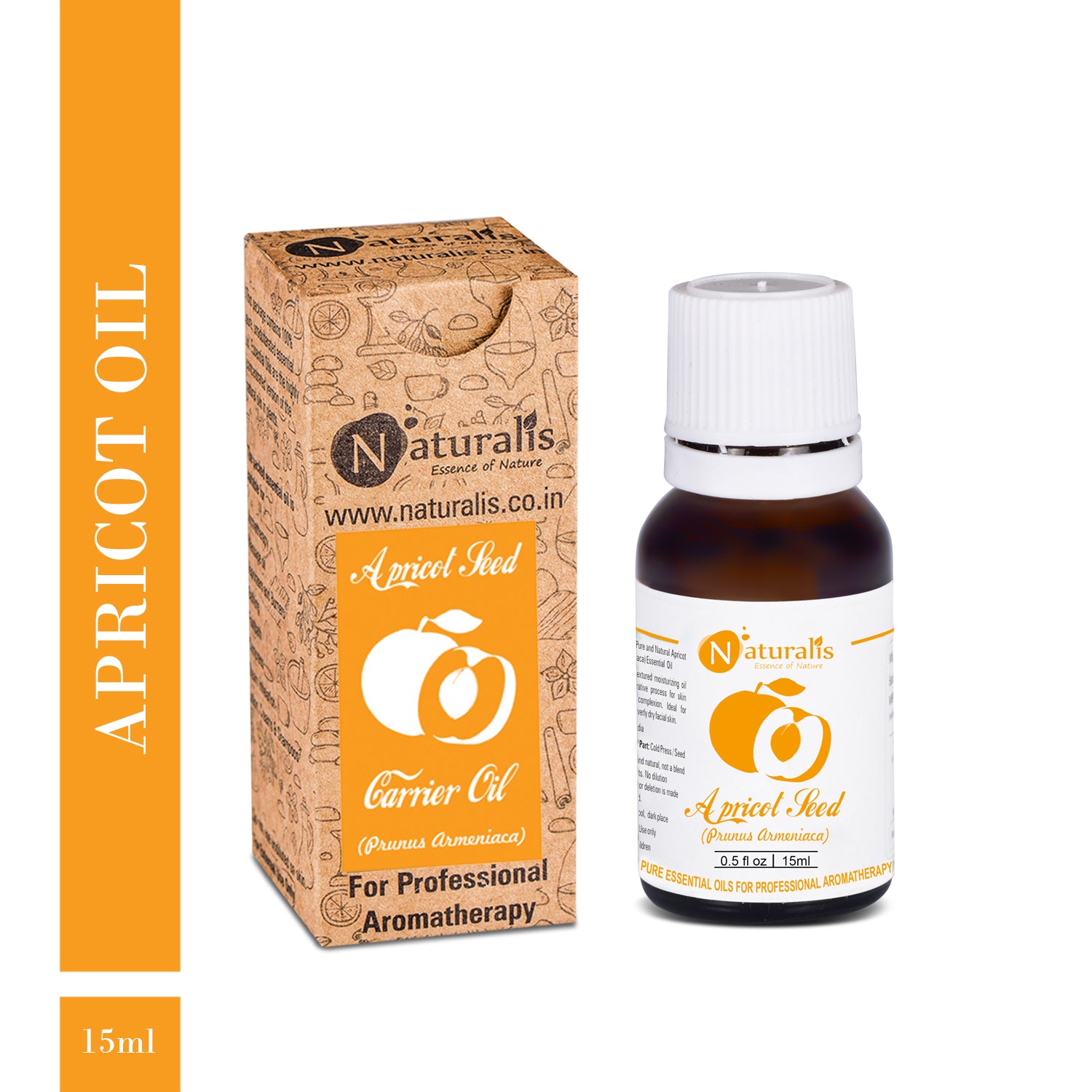 Coldpress Apricot Carrier Oil by Naturalis - Pure & Natural - Naturalis
