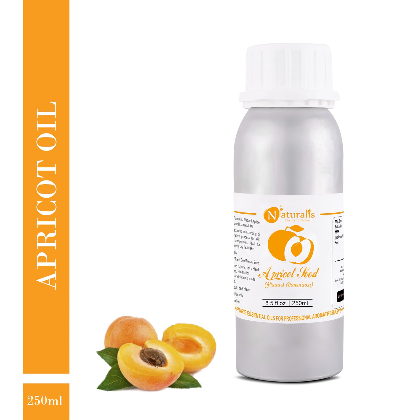Coldpress Apricot Carrier Oil by Naturalis - Pure & Natural - Naturalis