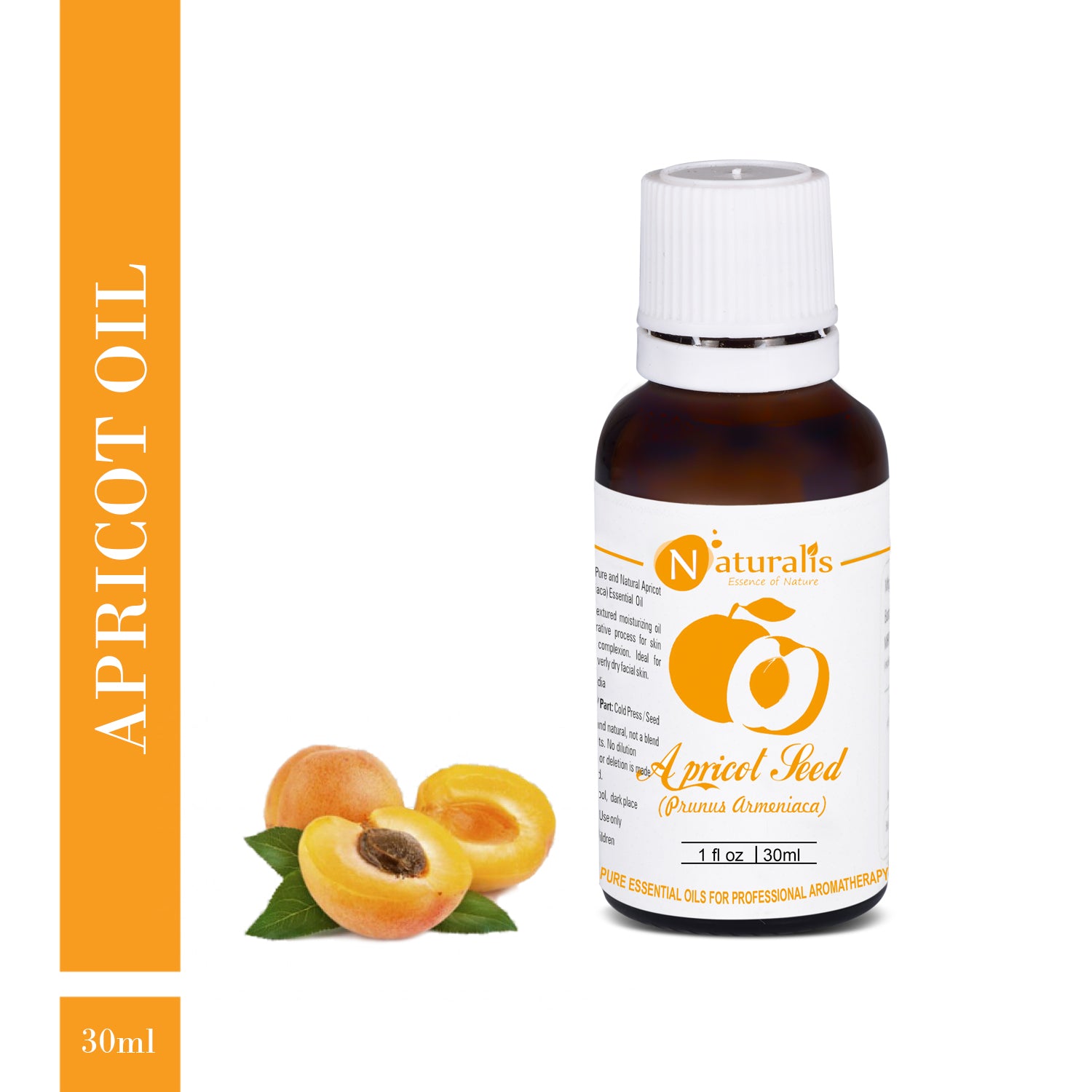 Coldpress Apricot Carrier Oil by Naturalis - Pure & Natural - Naturalis