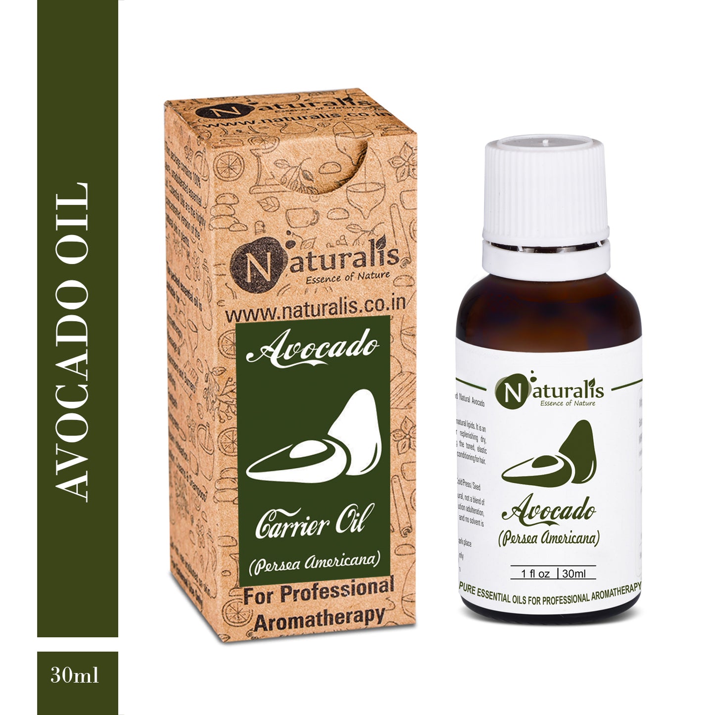 Avocado Carrier Oil by Naturalis - Pure Natural - Naturalis