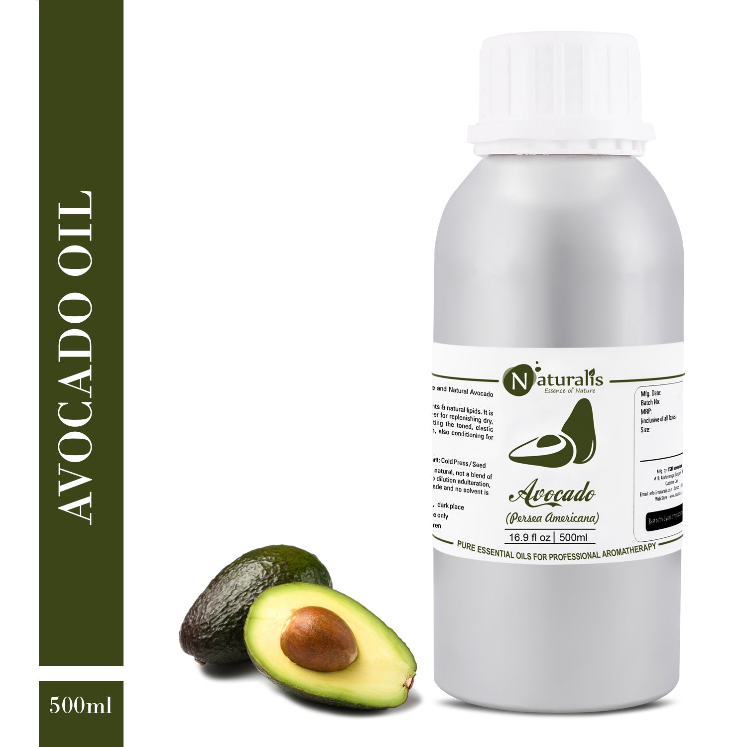 Avocado Carrier Oil by Naturalis - Pure Natural - Naturalis