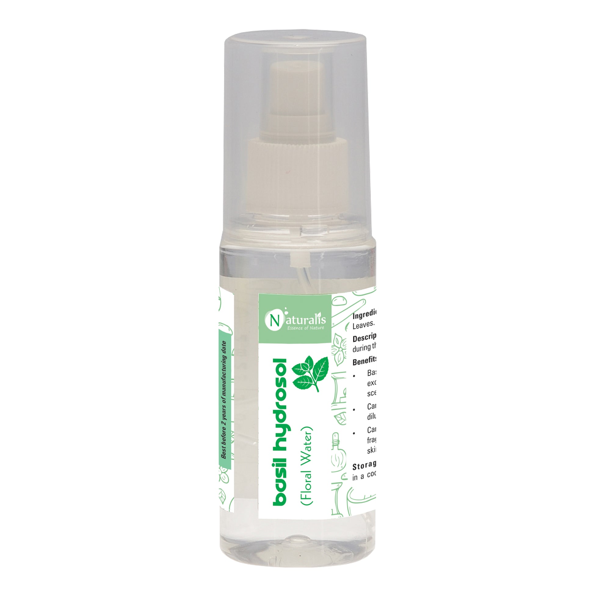 Naturalis Hydrosol- Rose, Geranium, Jasmin, Lavender, Tea Tree, Citronella, Eucalyptus, Basil, Orange,  Lemon, Peppermint and Sandal - Naturalis