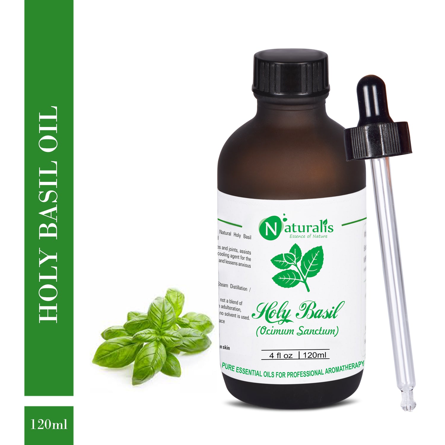 Holy Basil Essential Oil by Naturalis - Pure & Natural - Naturalis