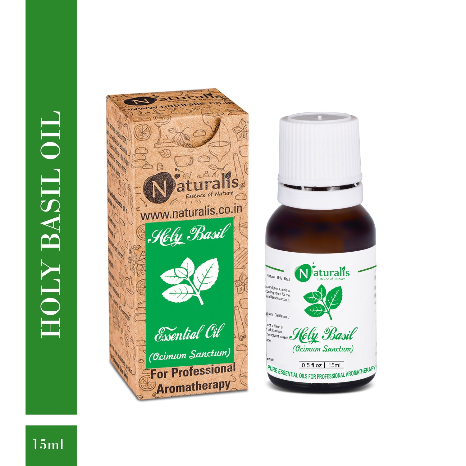 Holy Basil Essential Oil by Naturalis - Pure & Natural - Naturalis