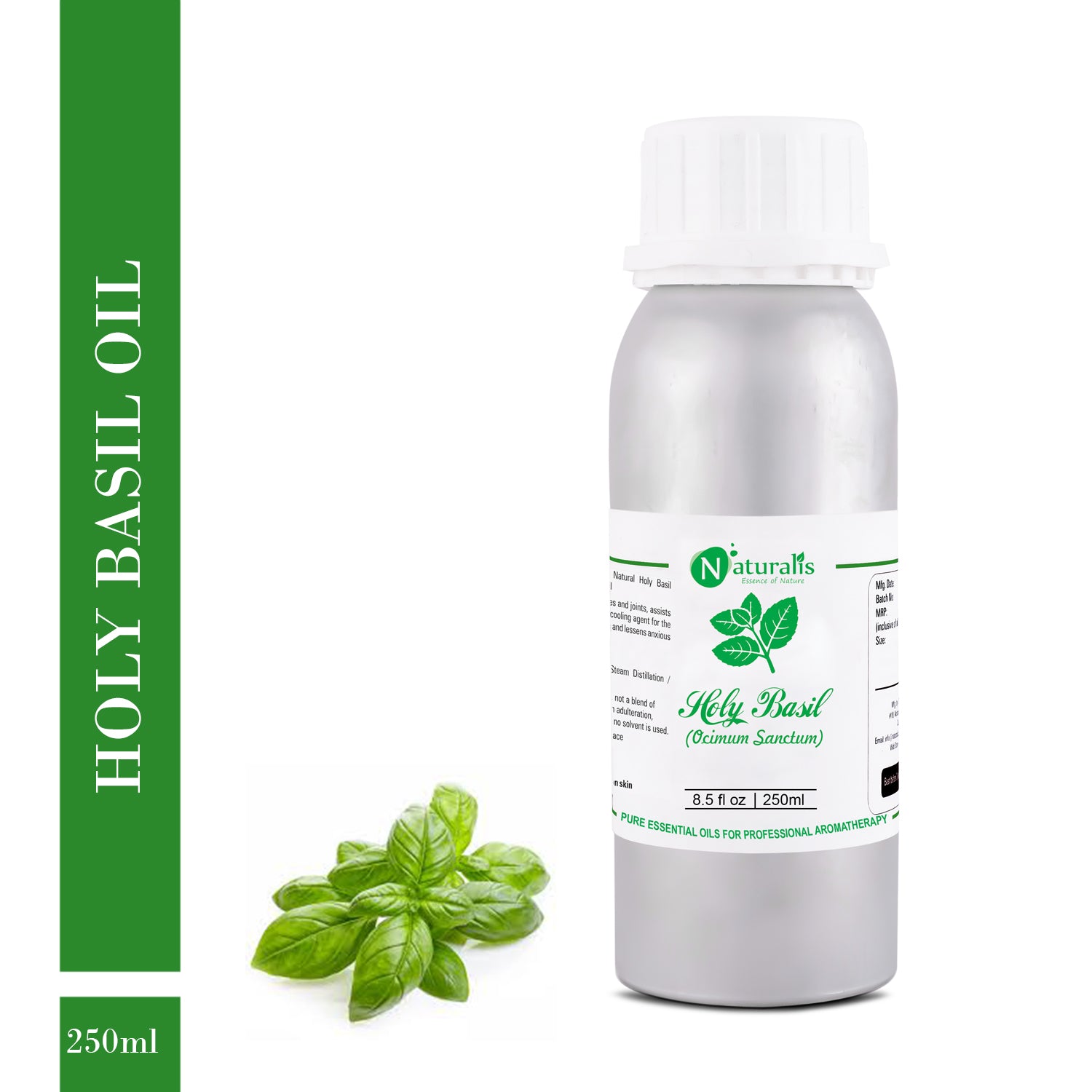 Holy Basil Essential Oil by Naturalis - Pure & Natural - Naturalis