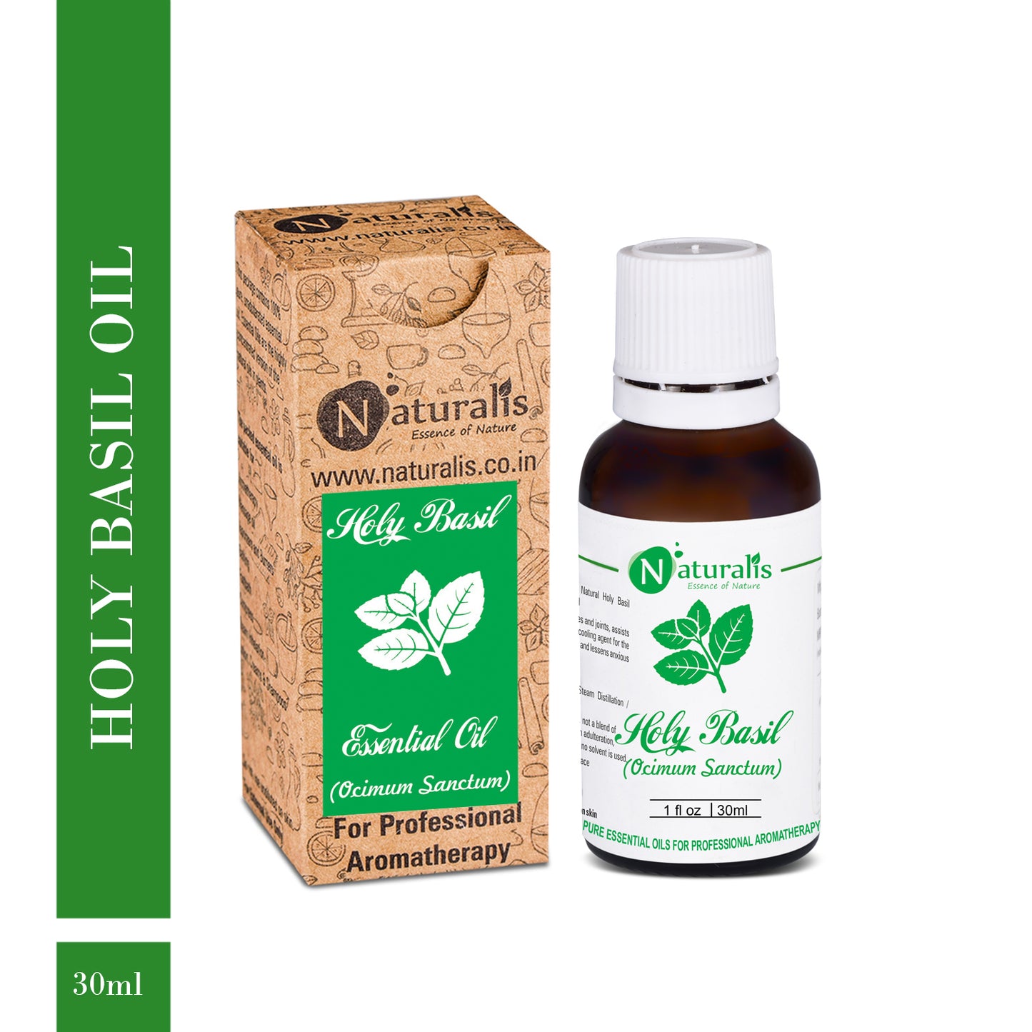 Holy Basil Essential Oil by Naturalis - Pure & Natural - Naturalis