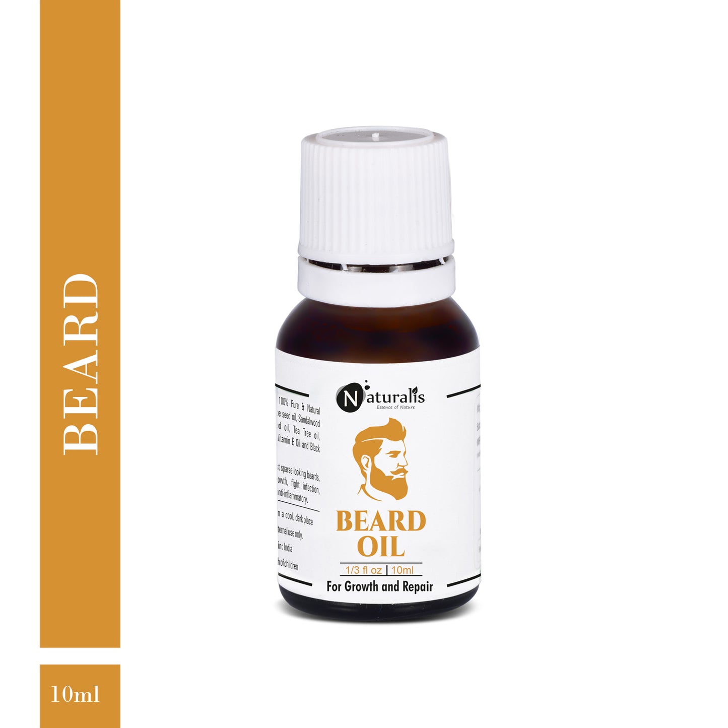 Beard Oil For Hair Growth and Repair by Naturalis - Naturalis