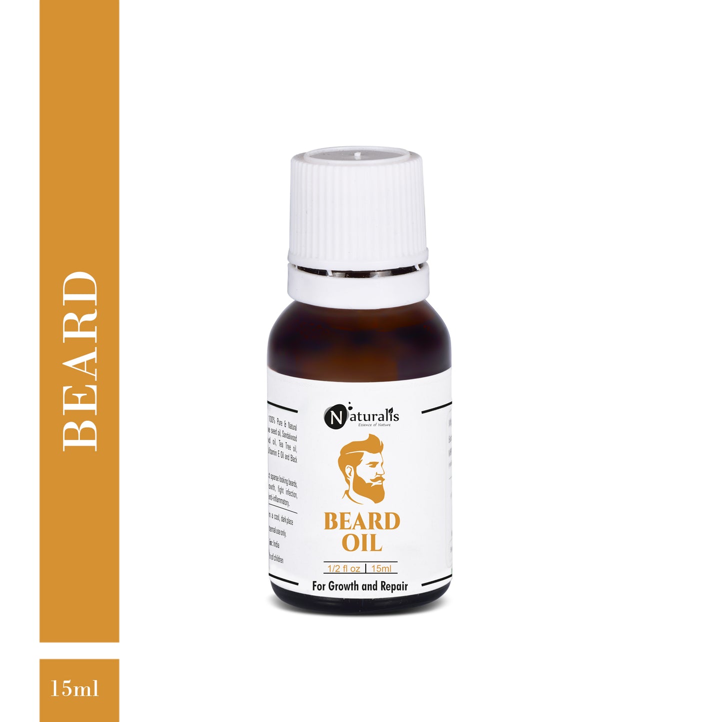 Beard Oil For Hair Growth and Repair by Naturalis - Naturalis