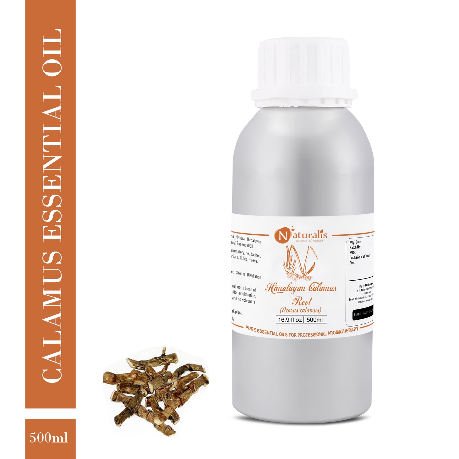 Himalayan Calamus Essential Oil by Naturalis - Pure & Natural - Naturalis