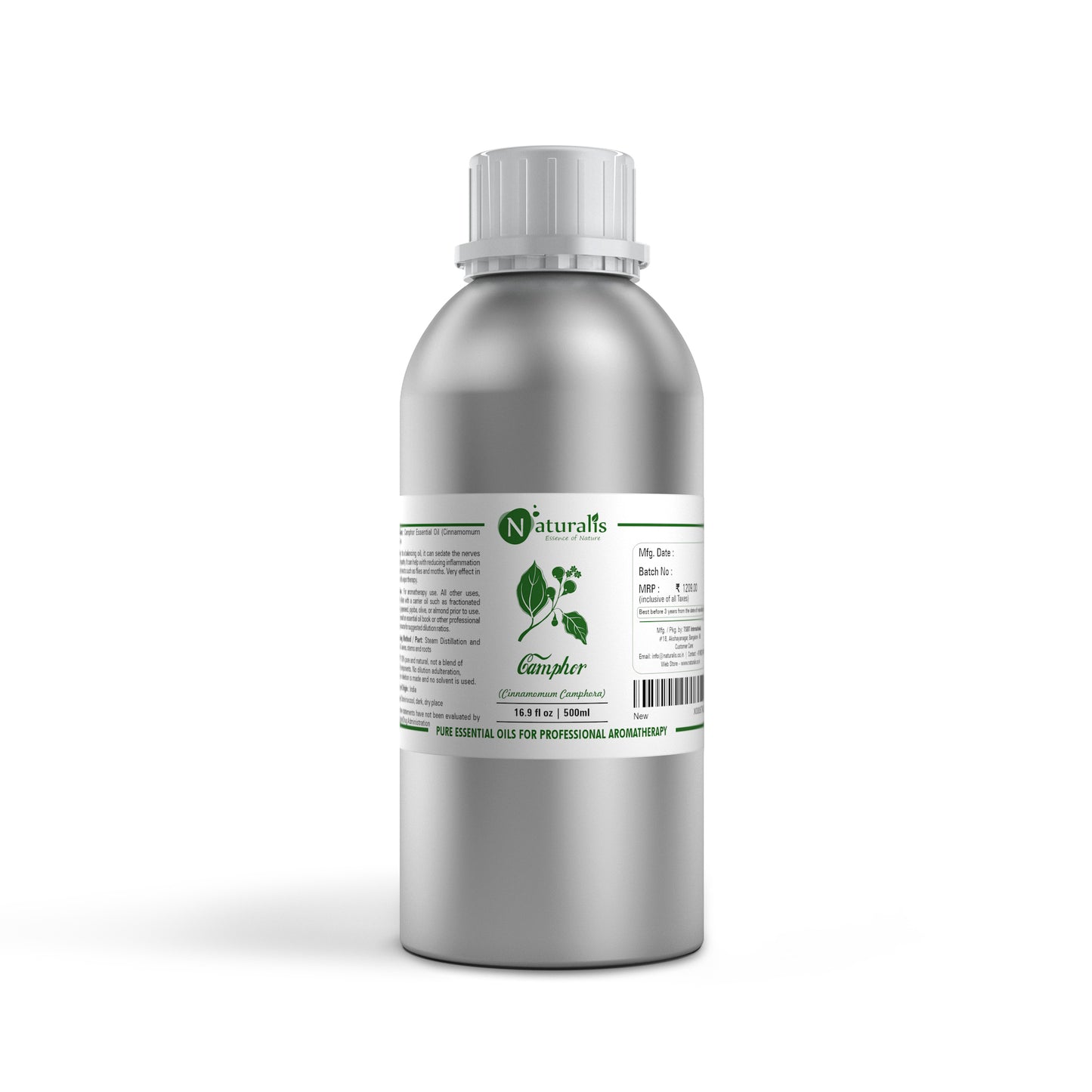 Naturalis Essence of Nature Camphor Essential Oil for Skin & Hair Care - Naturalis