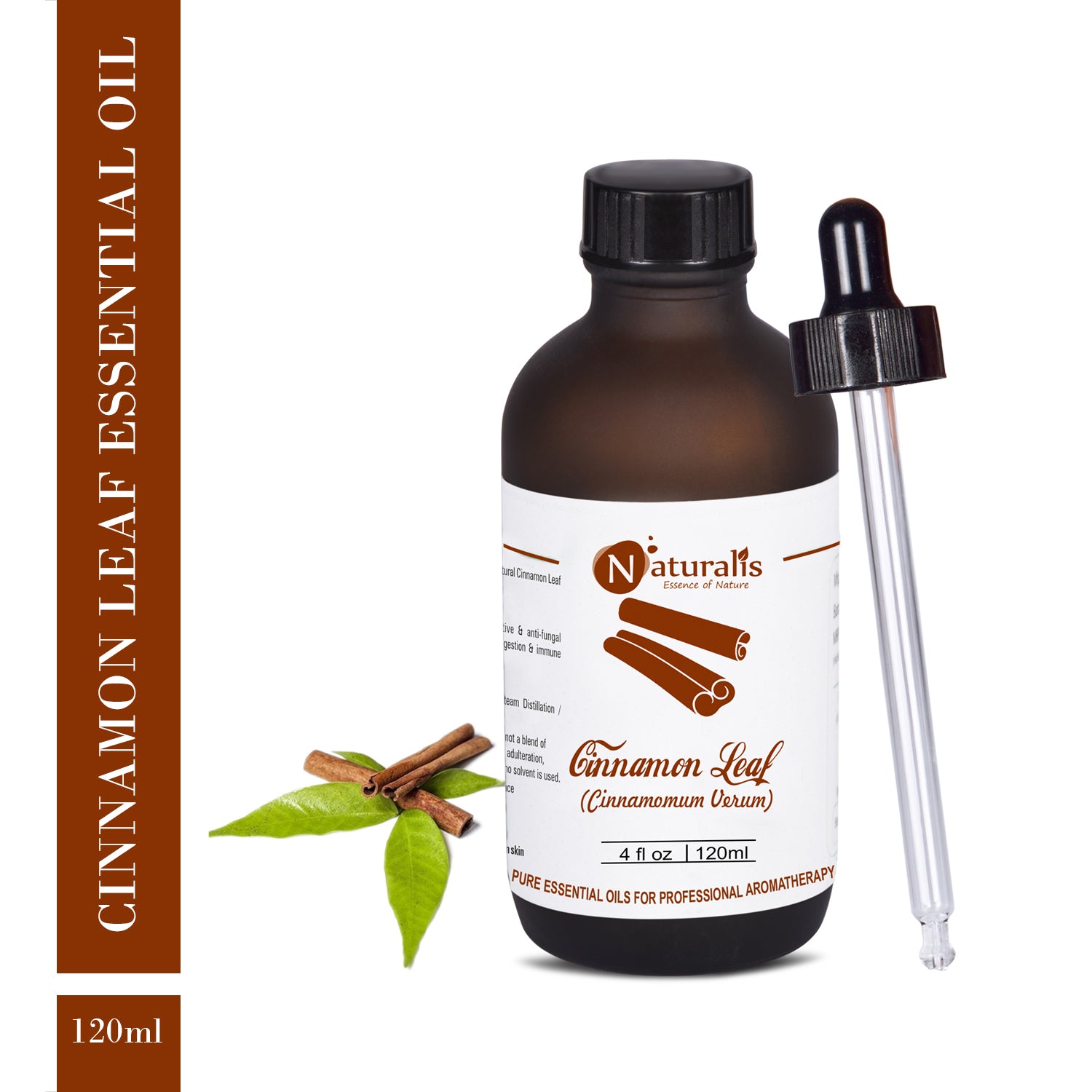 Cinnamon Leaf Essential Oil by Naturalis - Pure & Natural - Naturalis