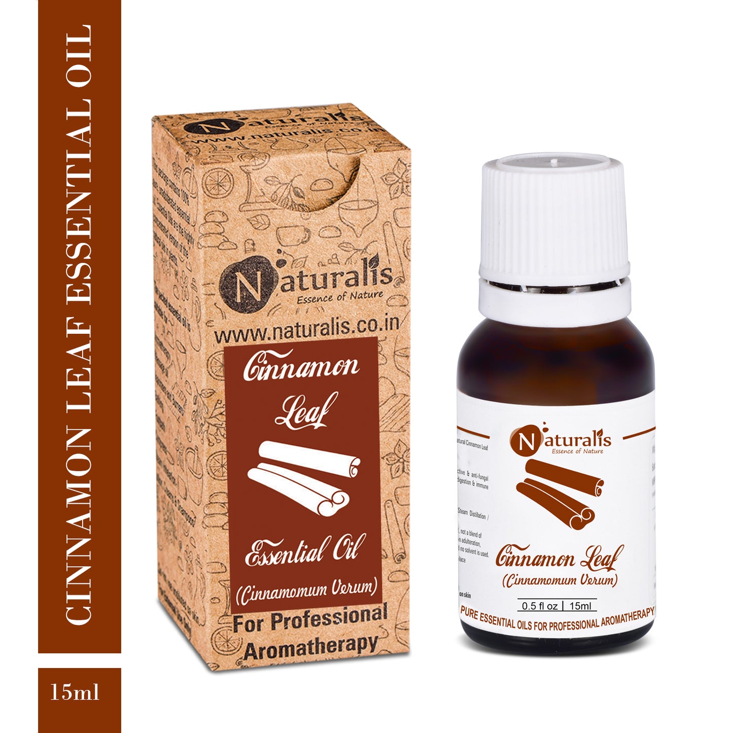 Cinnamon Leaf Essential Oil by Naturalis - Pure & Natural - Naturalis