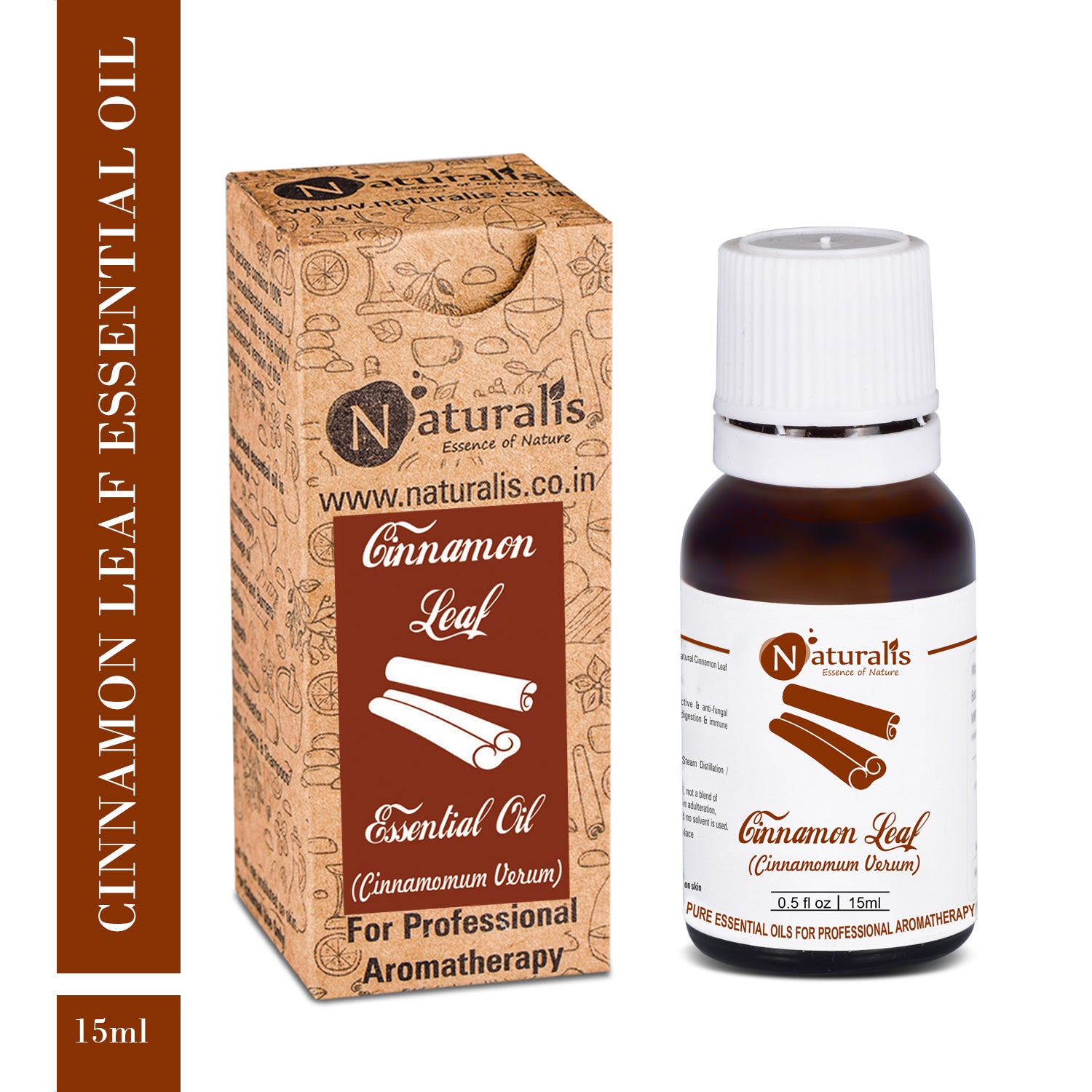 Cinnamon Leaf Essential Oil by Naturalis - Pure & Natural - Naturalis